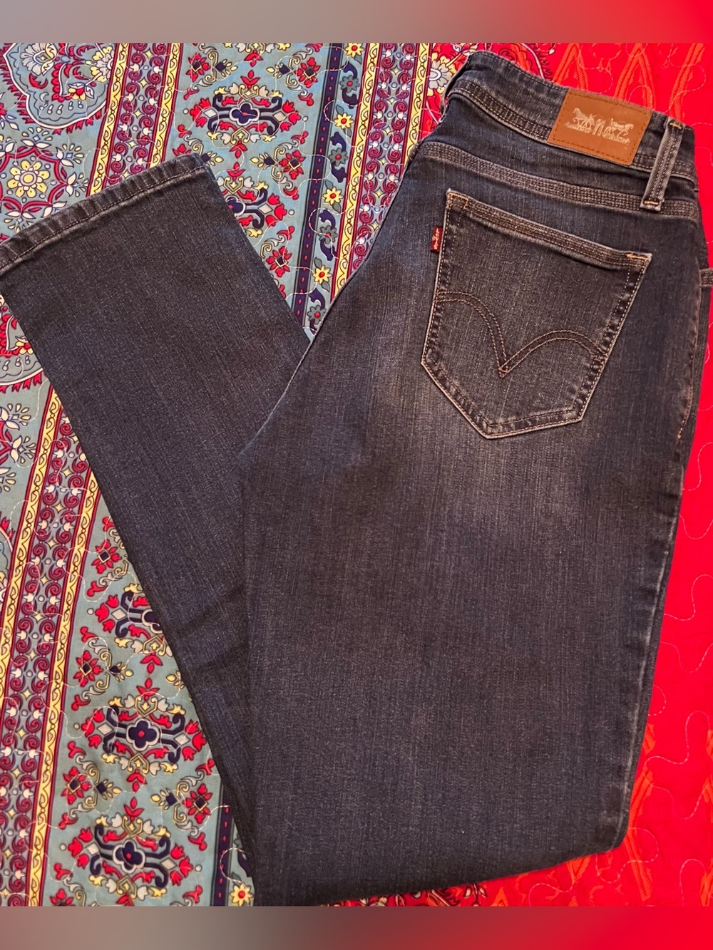 Levi's 529 Curvy Skinny Leg Jeans Medium Wash—Women’s Size 10M—W30 x L32